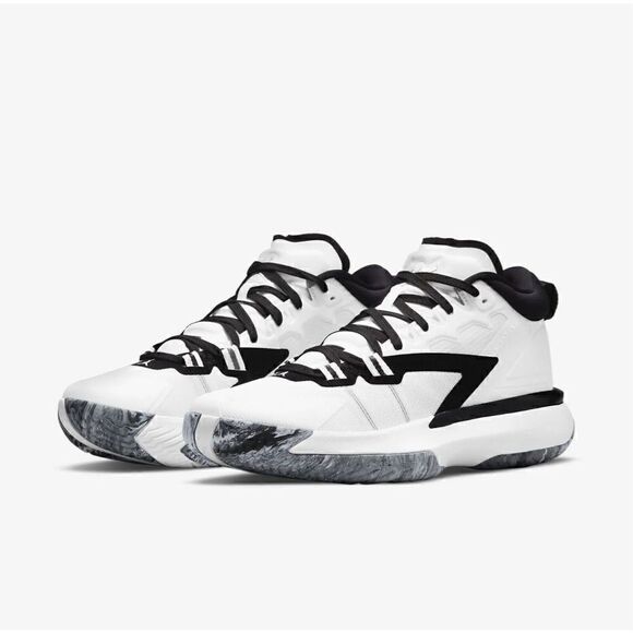 Nike Air Jordan Zion Williamson 1 Tb White Black Oreo Dc4208-100 size 4.5 new - Picture 1 of 14